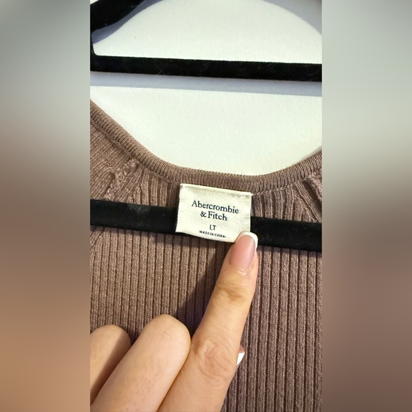 Abercrombie & Fitch Ribbed Sweater Midi Dress — L (Tall) - Picture 4 of 5